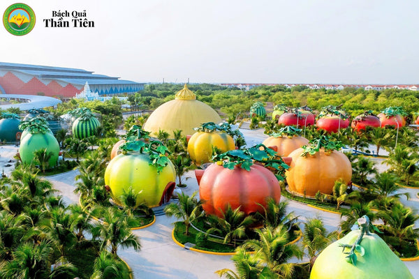 Resort Bách Quả Thần Tiên tại Sơn Tiên - kiến trúc trái cây độc đáo