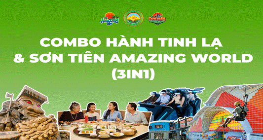 [COMBO 3IN1] Hành Tinh Lạ & Sơn Tiên Amazing World (Lựa chọn 1)